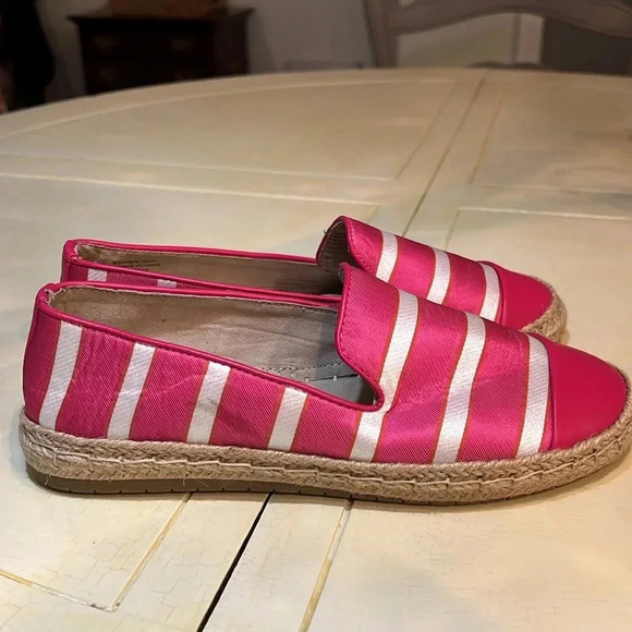 Charter Club Espadrille size 8 M pink and white - Picture 3 of 5